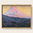 Yoshida Toshi 1911 1995 Mt Fuji from Nagaoka Morning  Serving Tray Gallery Image 1