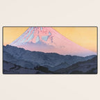 Yoshida Toshi 1911 1995 Mt Fuji from Nagaoka Morning  Desk Mat Gallery Image 3
