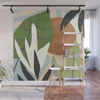Abstract Art Jungle 4 Wall Mural Gallery Image 1
