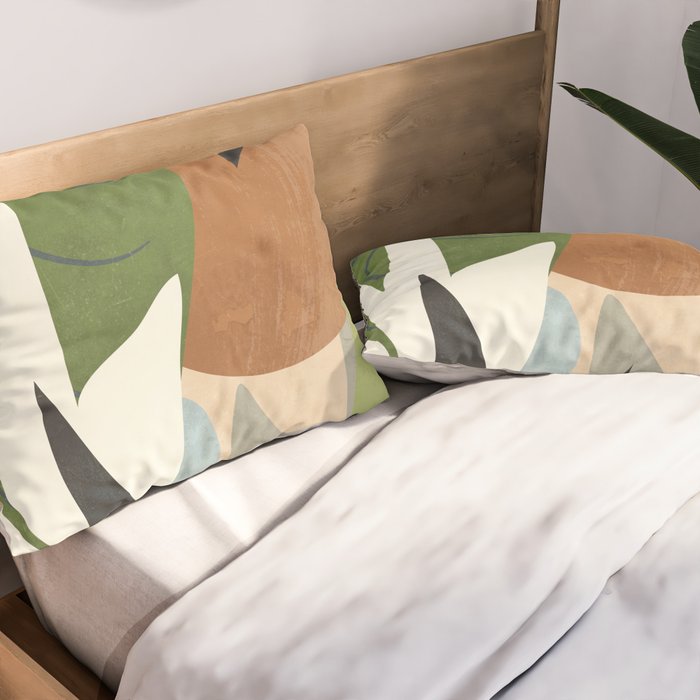 Abstract Art Jungle 4 Pillow Sham Gallery Image 2