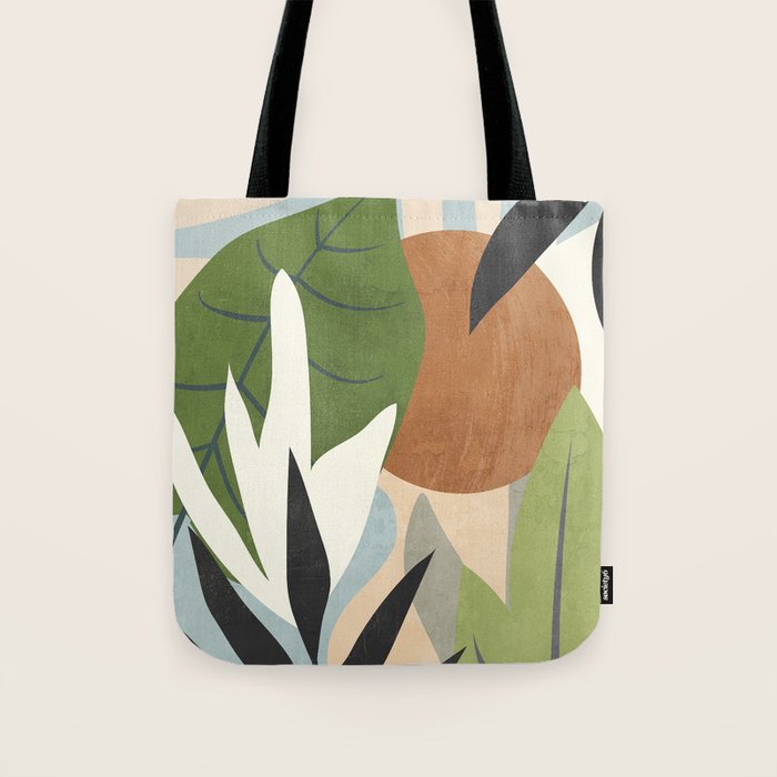 Abstract Art Jungle 4 Tote Bag Gallery Image 1