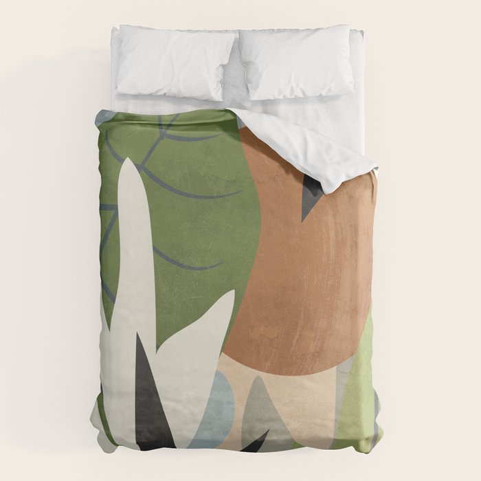 Abstract Art Jungle 4 Duvet Cover Gallery Image 1