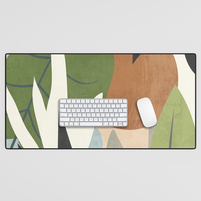 Abstract Art Jungle 4 Desk Mat Gallery Image 1