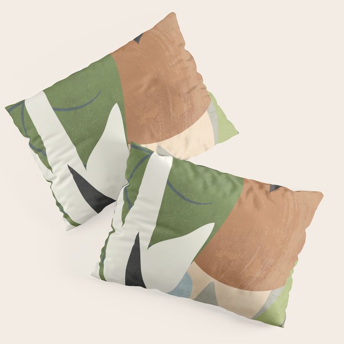 Abstract Art Jungle 4 Pillow Sham Gallery Image 1