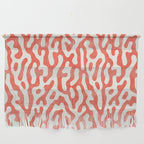 Living Coral Organic Pattern 2 Wall Hanging Gallery Image 1