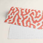 Living Coral Organic Pattern 2 Wrapping Paper Gallery Image 2