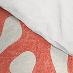 Living Coral Organic Pattern 2 Comforter Gallery Image 4
