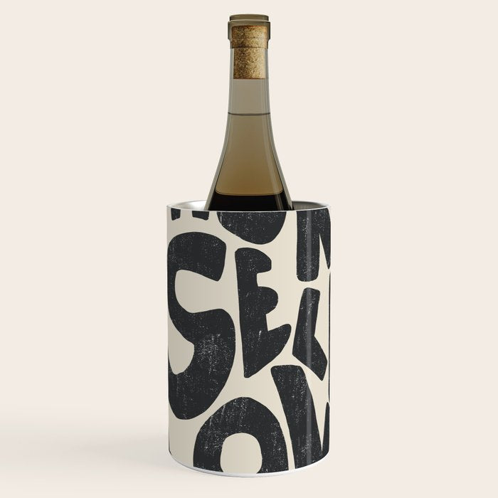 More Self Love | Black Wine Chiller Gallery Image 1