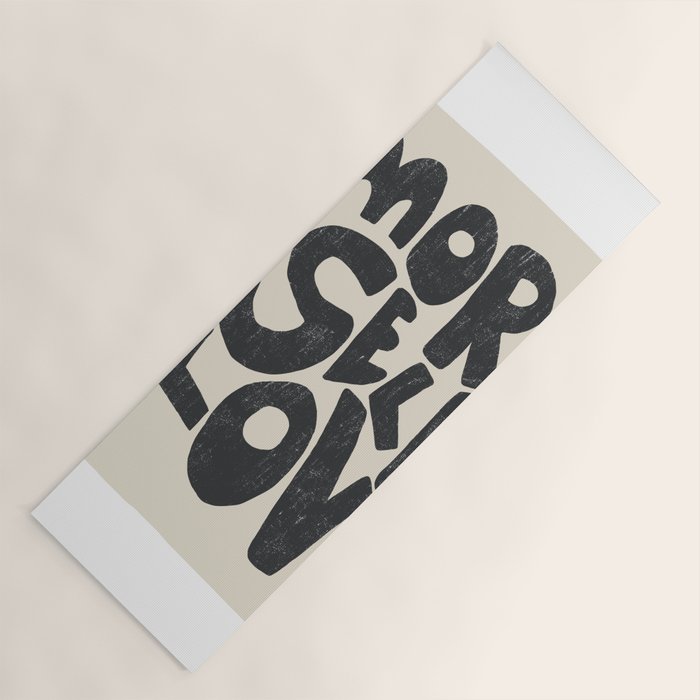 More Self Love | Black Yoga Mat Gallery Image 1