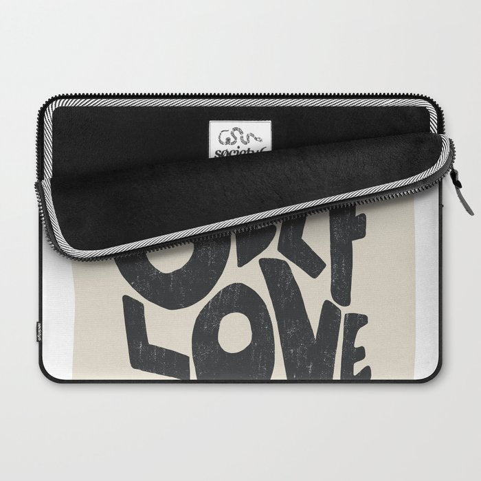 More Self Love | Black Laptop Sleeve Gallery Image 2