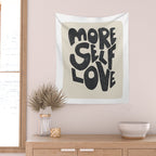 More Self Love | Black Wall Tapestry Gallery Image 2