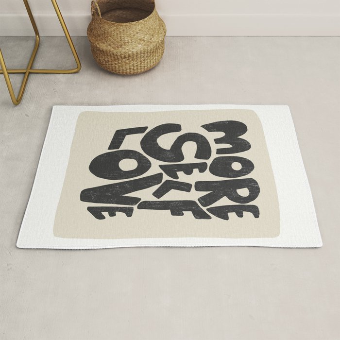 More Self Love | Black Rug Gallery Image 1