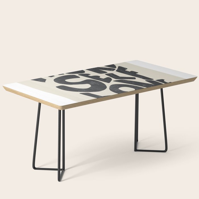 More Self Love | Black Coffee Table Gallery Image 1