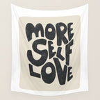 More Self Love | Black Wall Tapestry Gallery Image 4