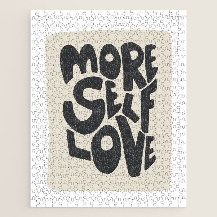 More Self Love | Black Jigsaw Puzzle Gallery Image 1