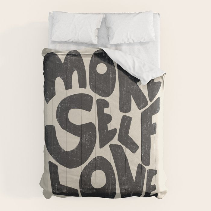 More Self Love | Black Comforter Gallery Image 6
