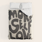 More Self Love | Black Comforter Gallery Image 6