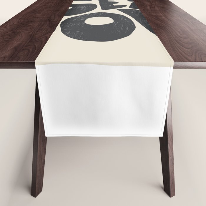 More Self Love | Black Table Runner Gallery Image 1
