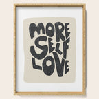More Self Love | Black Serving Tray Gallery Image 1