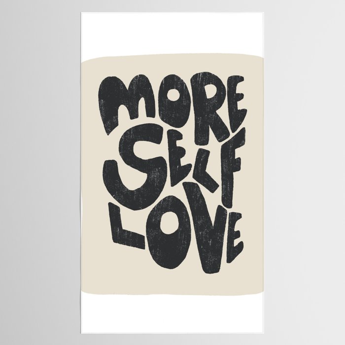 More Self Love | Black Tablecloth Gallery Image 2