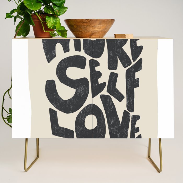 More Self Love | Black Credenza Gallery Image 1
