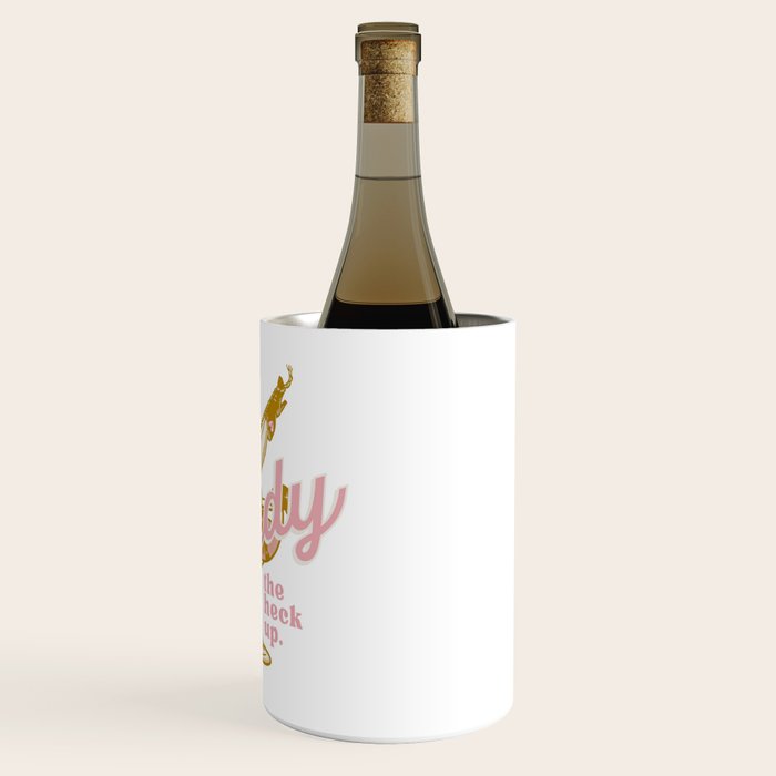 Giddy The Heck Up Cowgirl Retro Vintage Western Cowboy Art Wine Chiller Gallery Image 3