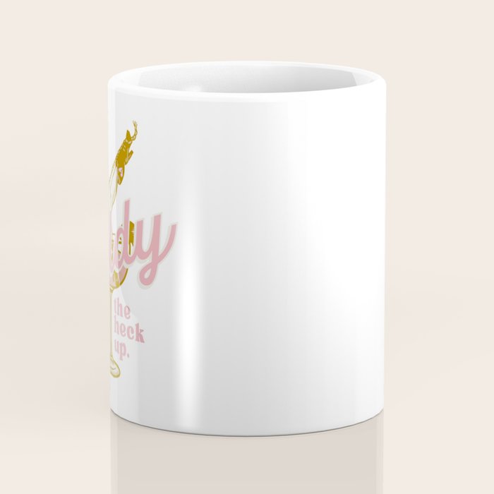 Giddy The Heck Up Cowgirl Retro Vintage Western Cowboy Art Coffee Mug Gallery Image 4