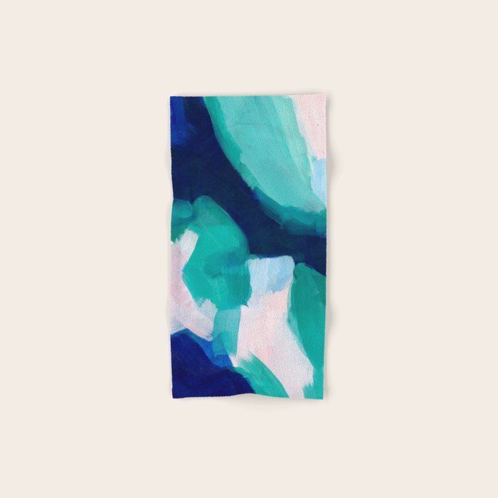Lakeside abstract Bath Towel Gallery Image 1