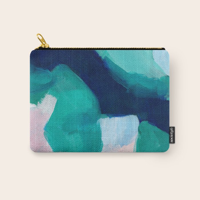 Lakeside abstract Carry All Pouch Gallery Image 1