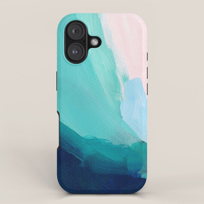 Lakeside abstract iPhone Case Gallery Image 1