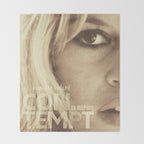 Brigitte Bardot, Contempt, movie poster, Le Mepris, Jean-Luc Godard, Fritz Lang, Throw Blanket Gallery Image 2