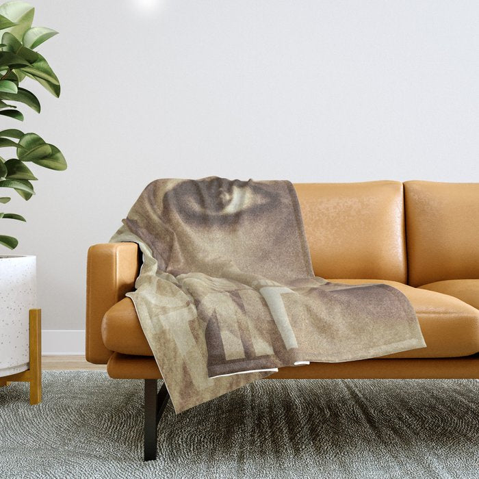 Brigitte Bardot, Contempt, movie poster, Le Mepris, Jean-Luc Godard, Fritz Lang, Throw Blanket Gallery Image 1