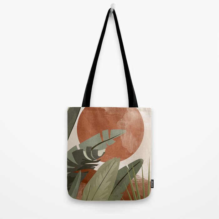 Tropical Leaf- Abstract Art 10 Tote Bag Gallery Image 2