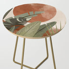 Tropical Leaf- Abstract Art 10 Side Table Gallery Image 2