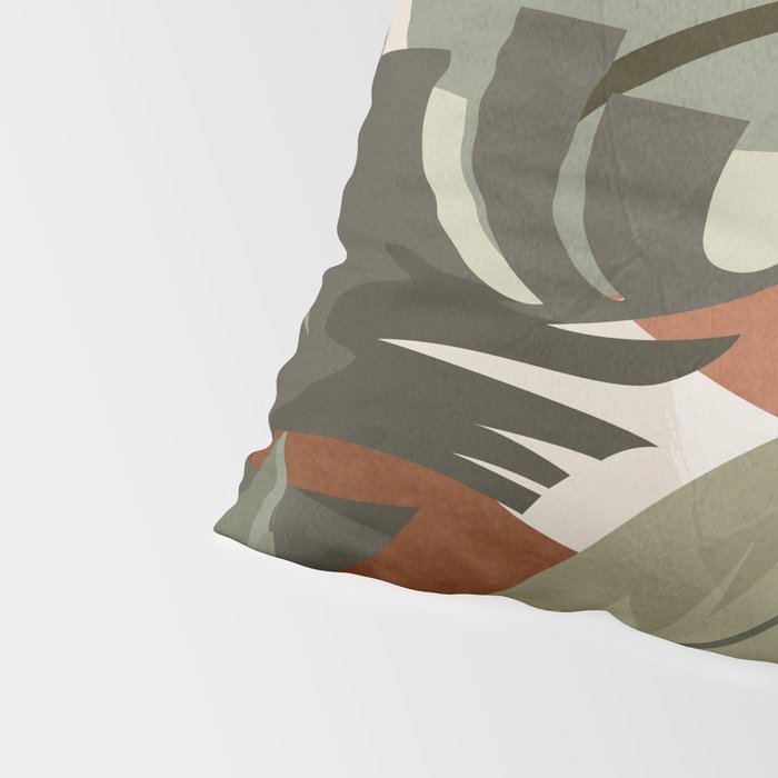 Tropical Leaf- Abstract Art 10 Pillow Sham Gallery Image 4