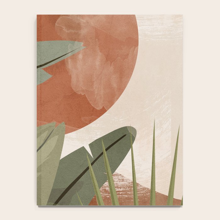 Tropical Leaf- Abstract Art 10 Notebook Gallery Image 4