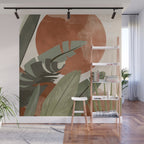 Tropical Leaf- Abstract Art 10 Wall Mural Gallery Image 1