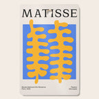Royal Blue & Supernova: Matisse Paper Leaf Cutouts 02 Cutting Board Gallery Image 1