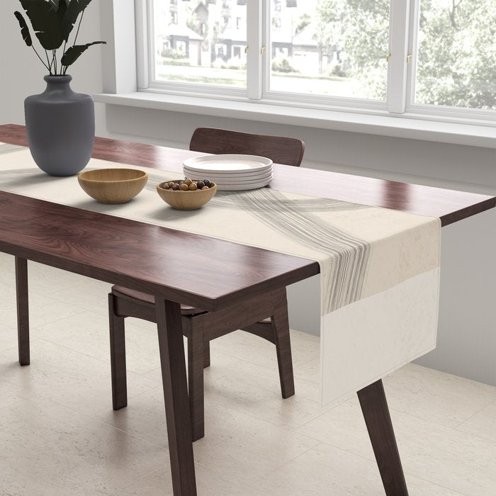 Minimal Abstract Art 19 Table Runner Gallery Image 2