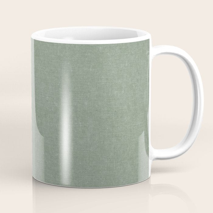solid woven - sage Coffee Mug Gallery Image 1