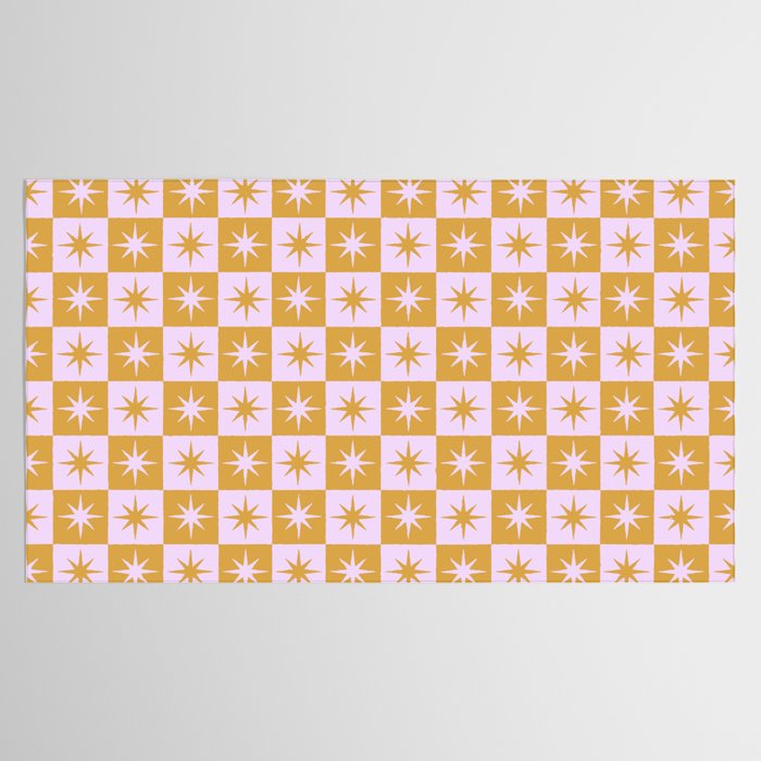 Star Check - Peachy Tablecloth Gallery Image 2