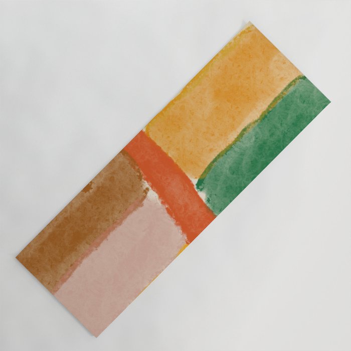 Abstract Composition Yoga Mat Gallery Image 1