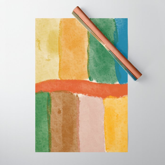 Abstract Composition Wrapping Paper Gallery Image 1