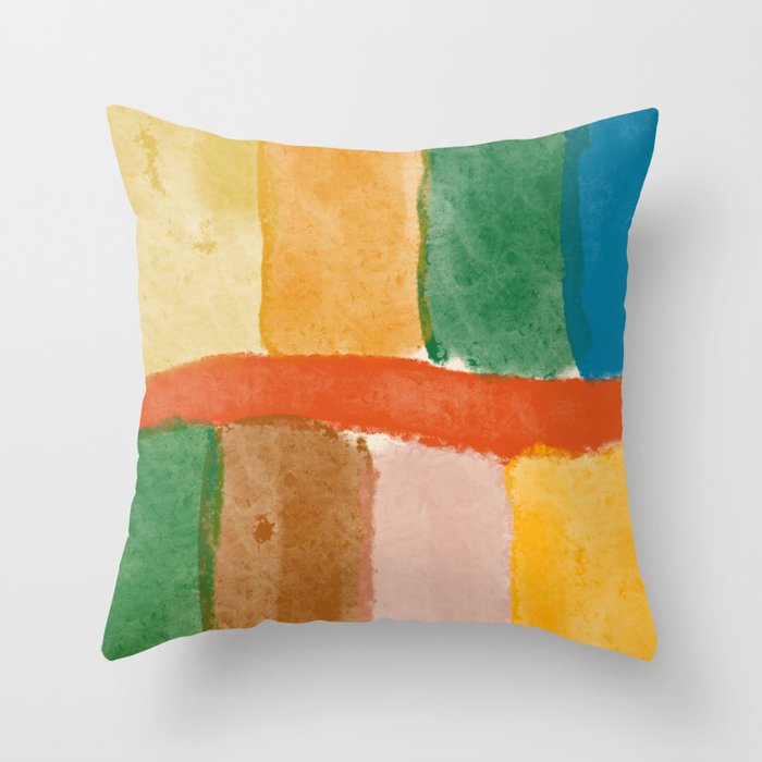 Abstract Composition Throw Pillow Gallery Image 6