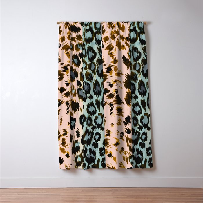 Abstract Animal Skin Window Curtain Gallery Image 3