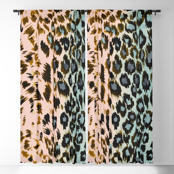 Abstract Animal Skin Window Curtain Gallery Image 1