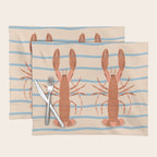 Lobster - Blue Stripes Placemat Gallery Image 1
