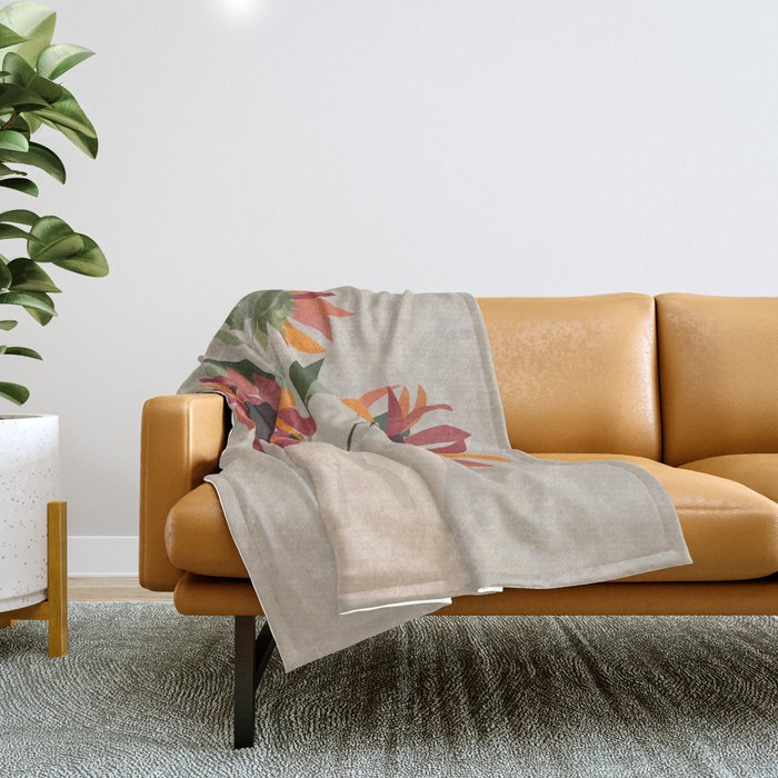Sunflowers 12 Throw Blanket Gallery Image 1