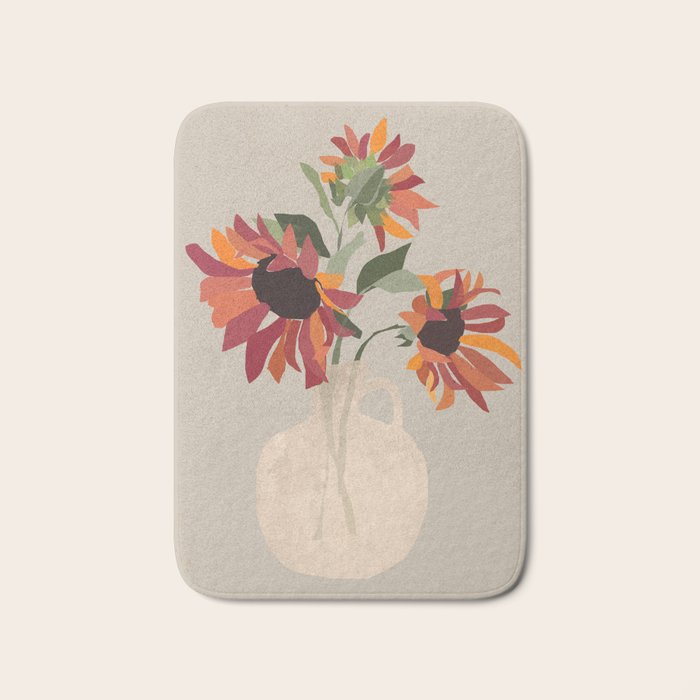 Sunflowers 12 Bath Mat Gallery Image 1