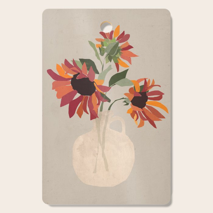 Sunflowers 12 Cutting Board Gallery Image 1